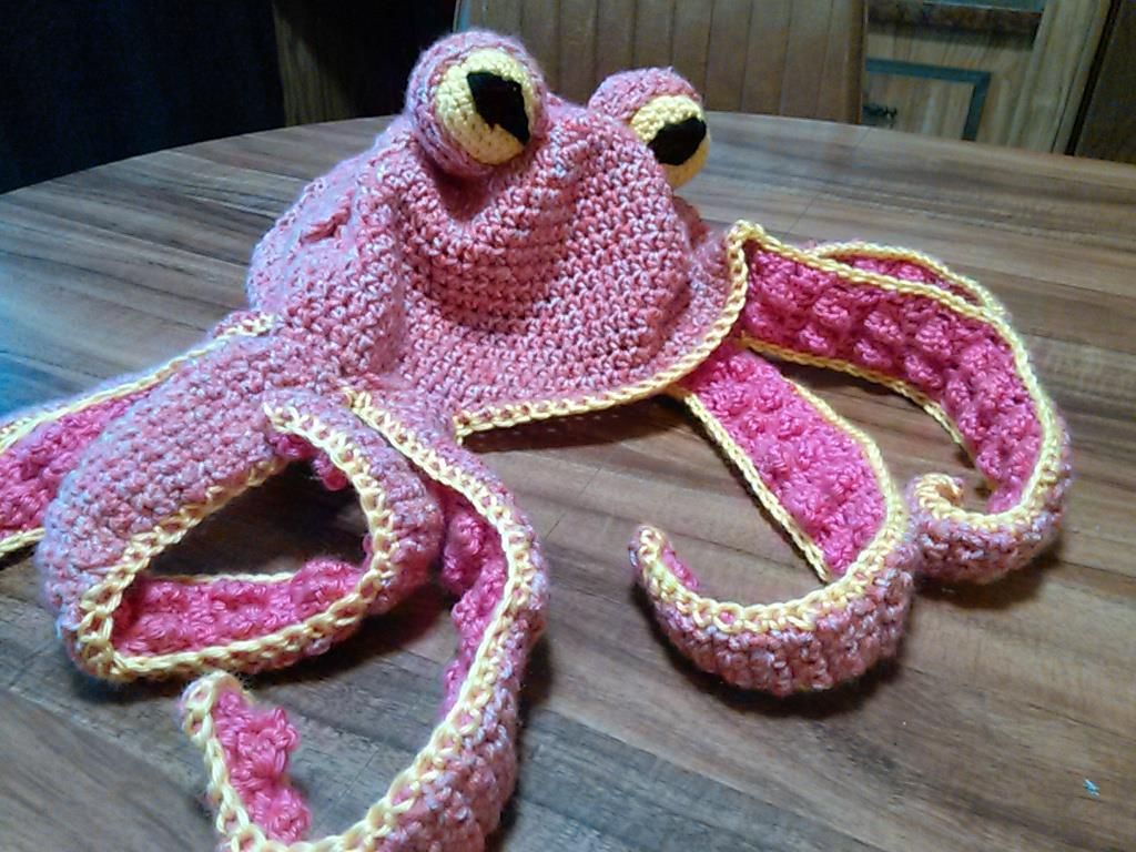 Crochet Octopus Hat