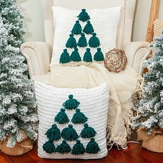 Crochet Christmas Tree Pillow Ideas