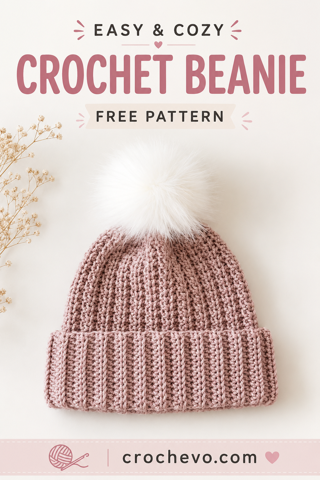 3 Weight Yarn Crochet Hat