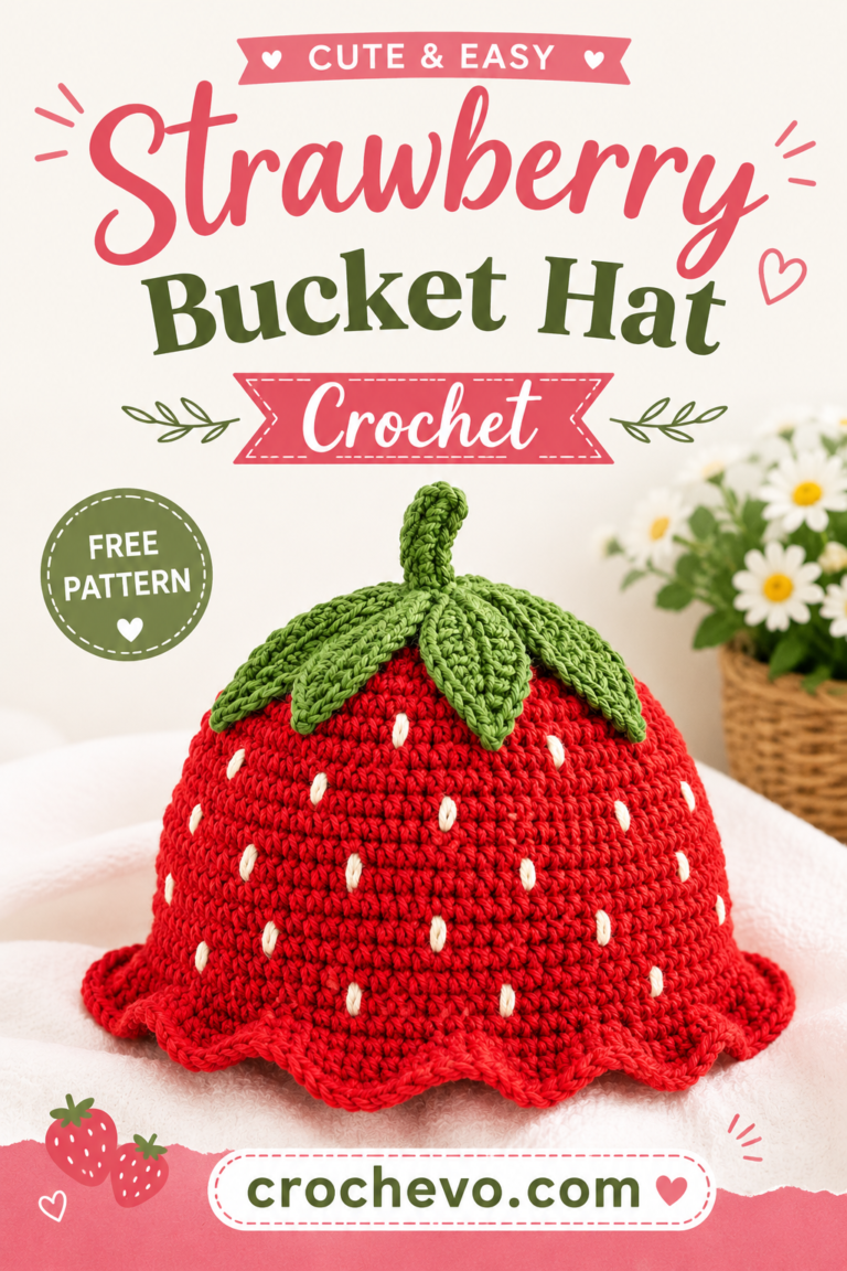 Strawberry Bucket Hat