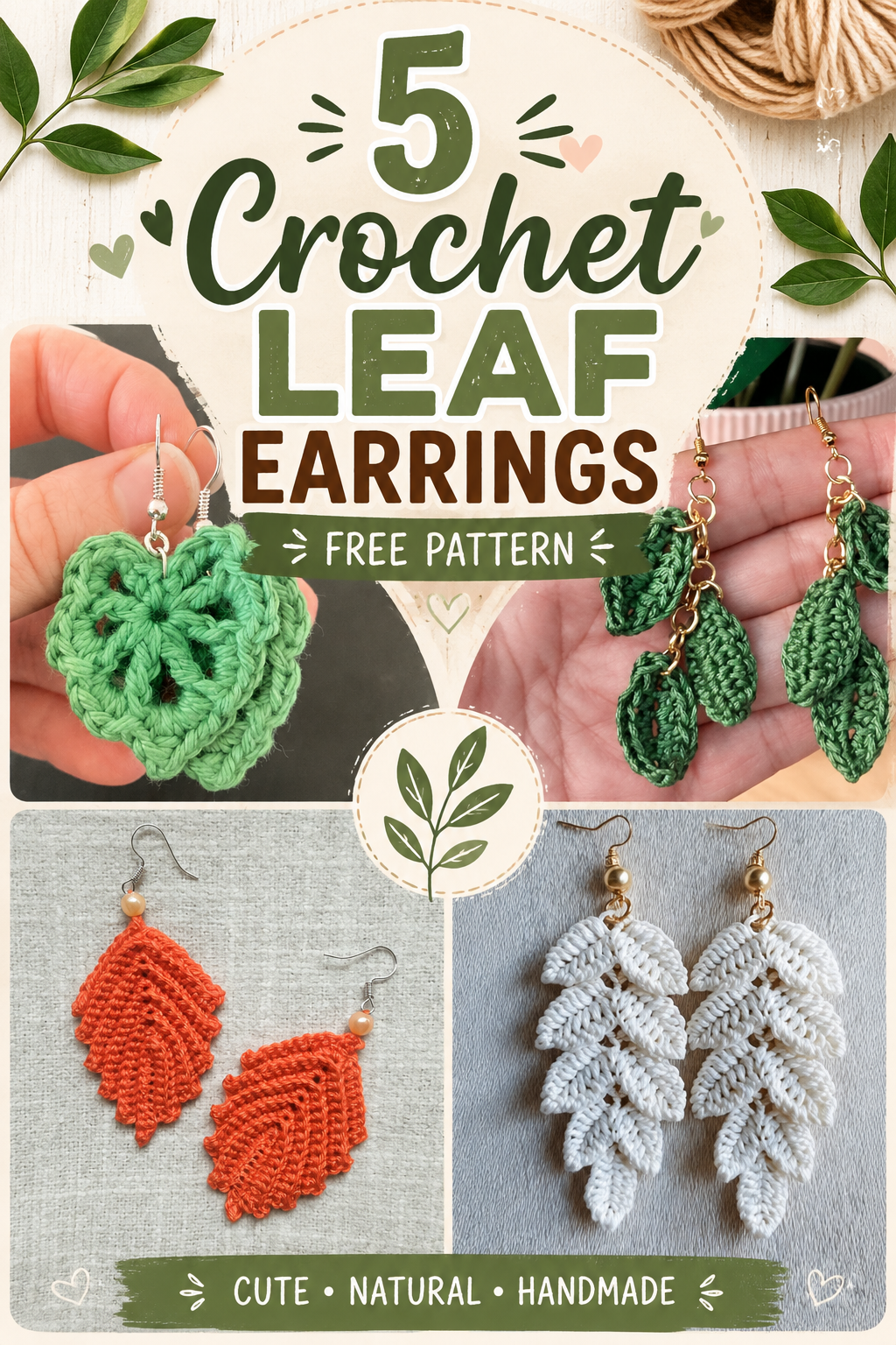 crochet earrings