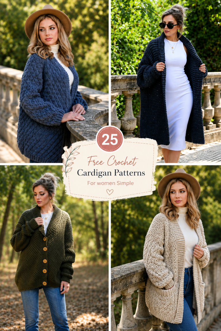Crochet Cardigan Patterns