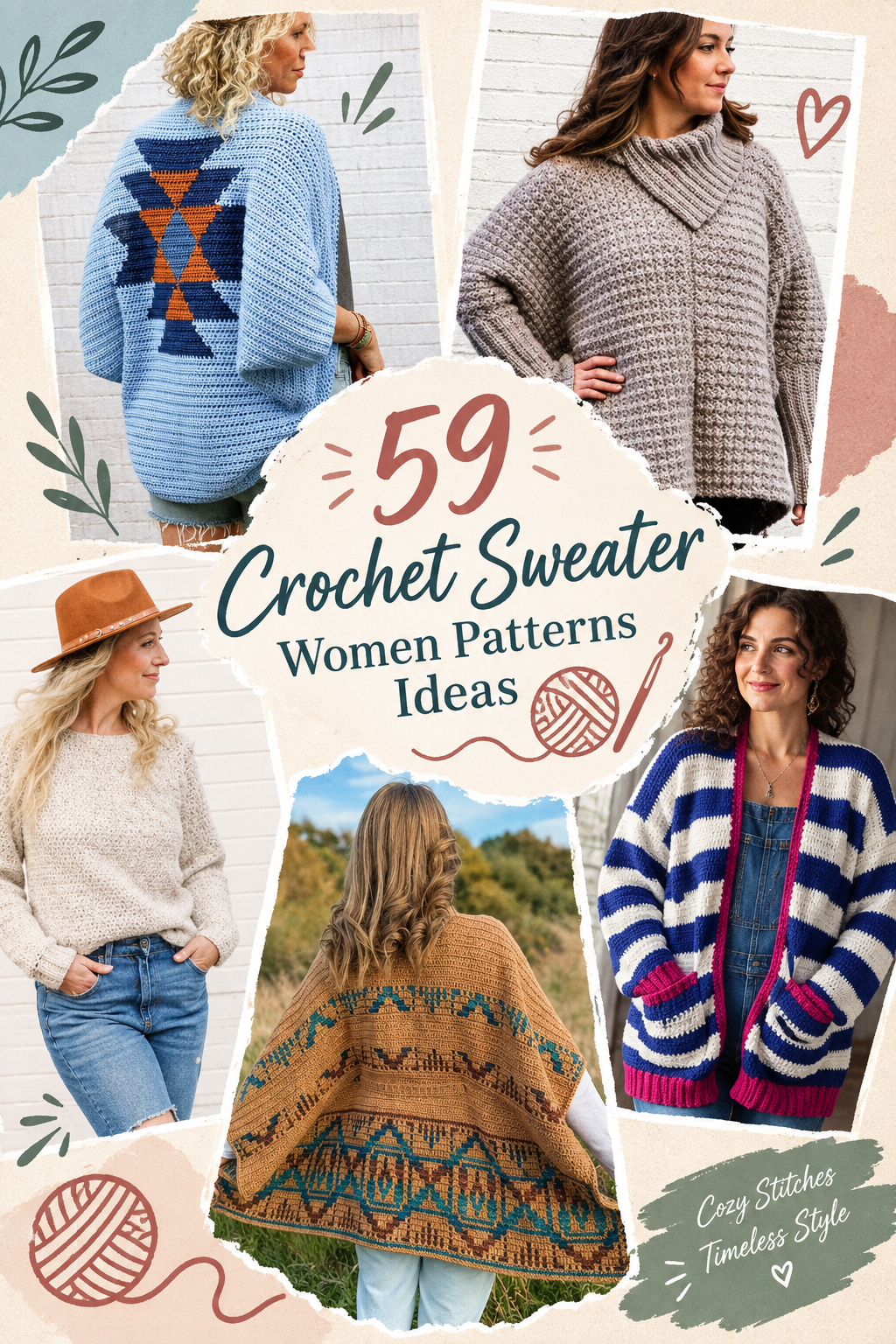 Crochet Sweater Patterns Ideas For Women