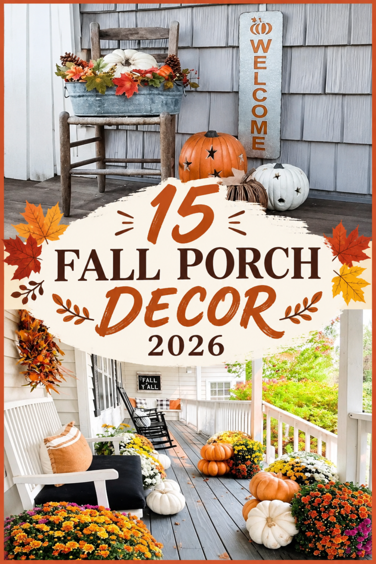 15 Fall Porch Decor Ideas for 2026