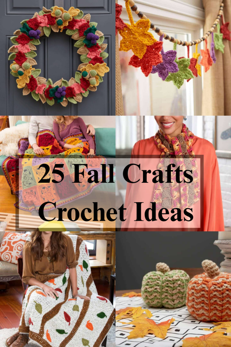 25 Fall Crafts Crochet Ideas