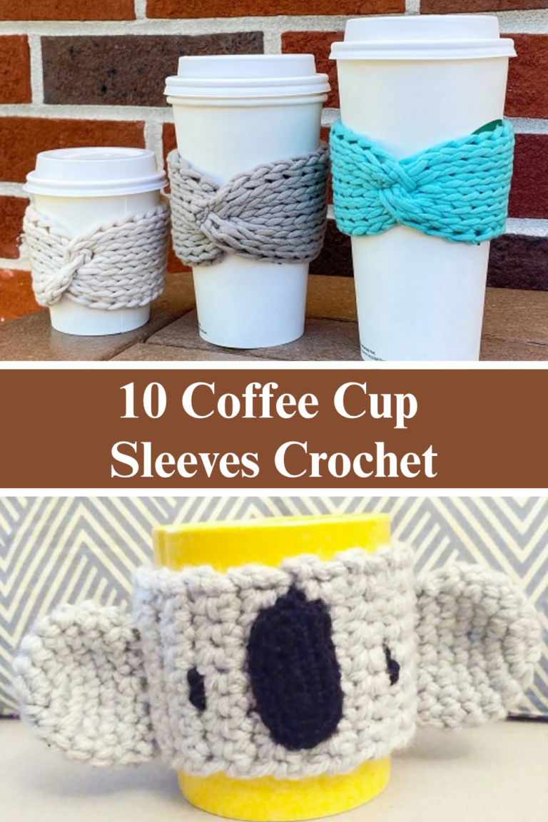 10 Free Crochet Cup Sleeve Patterns