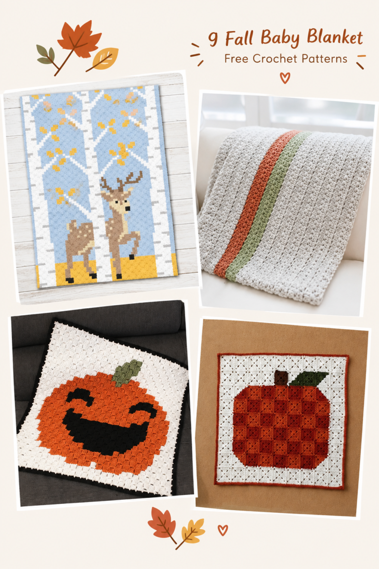 9 Fall Baby Blanket Free Crochet Patterns