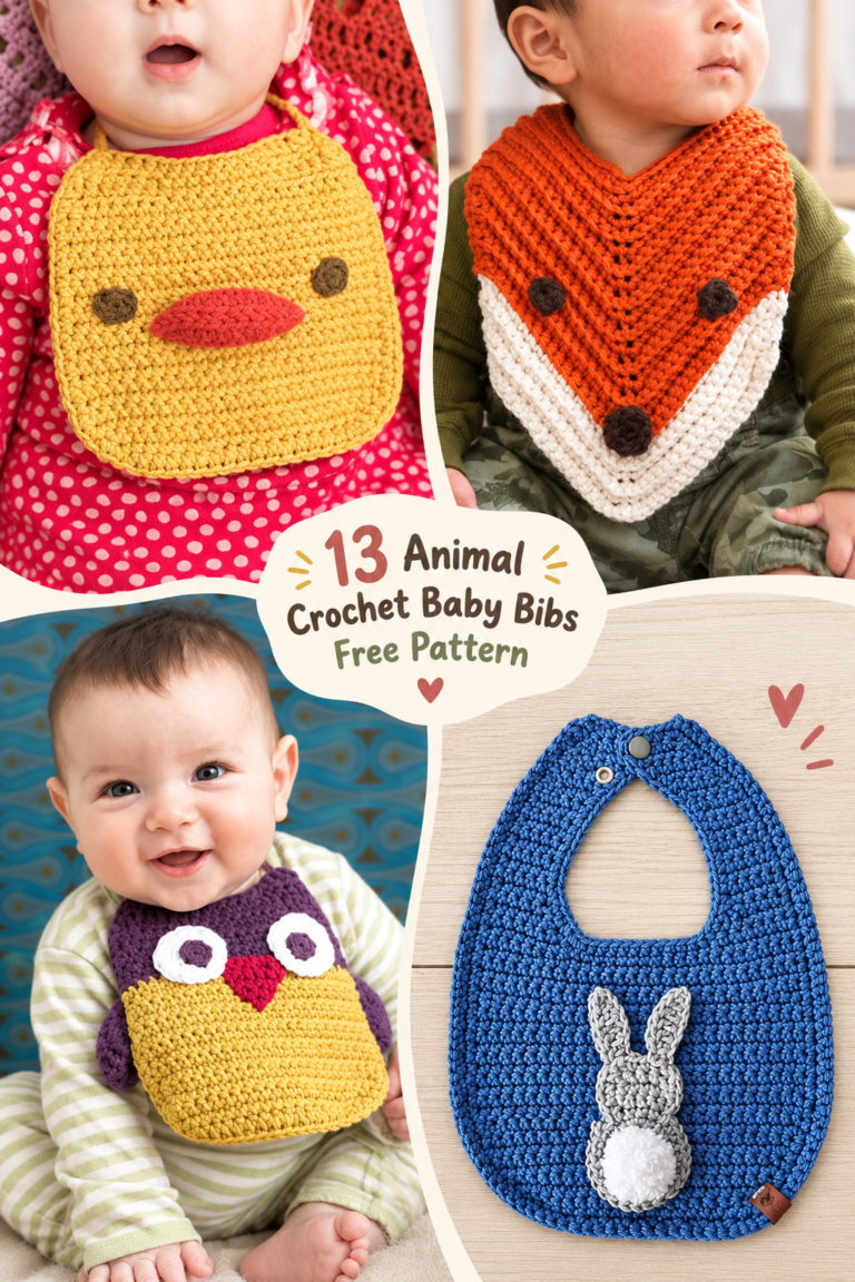 Crochet Baby Bibs