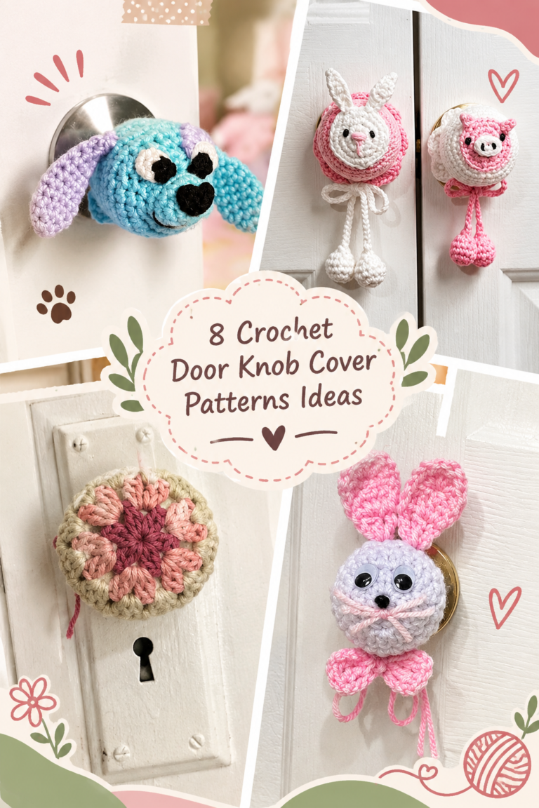 8 Crochet Door Knob Cover Patterns Ideas