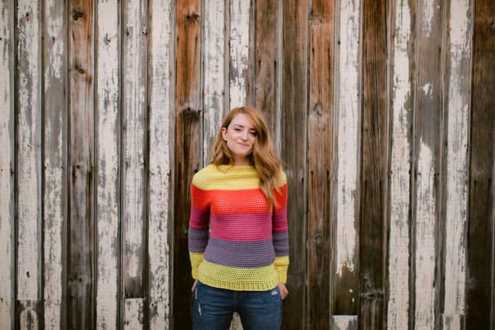crochet sweater