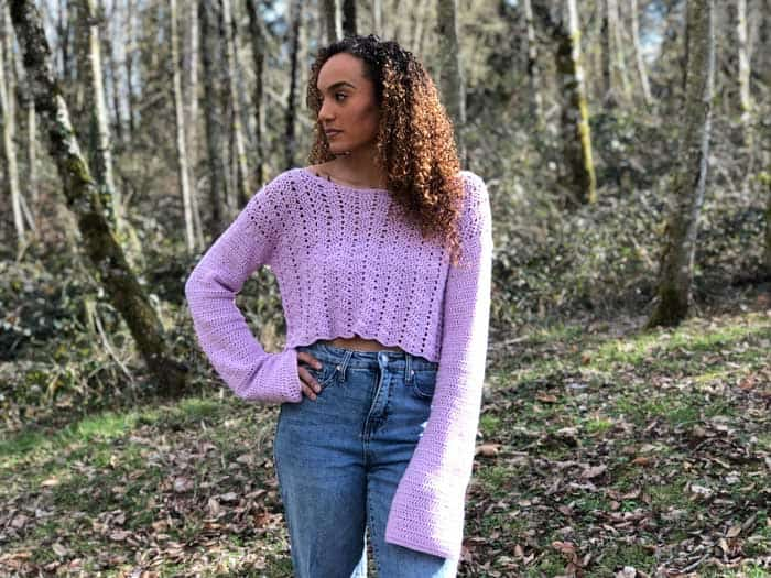 crochet sweater