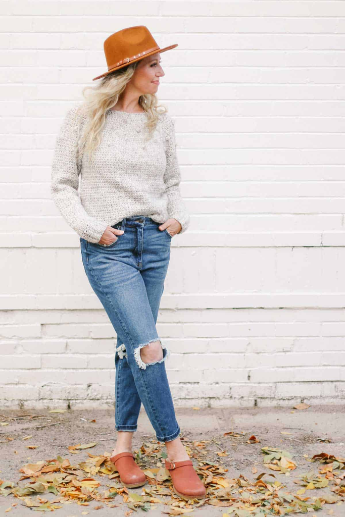 crochet sweater