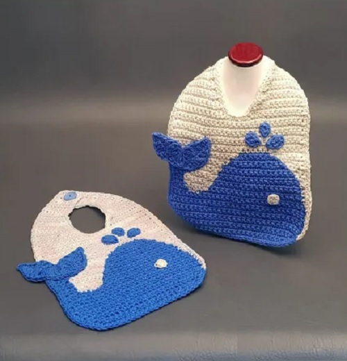 Animal Crochet Baby Bibs