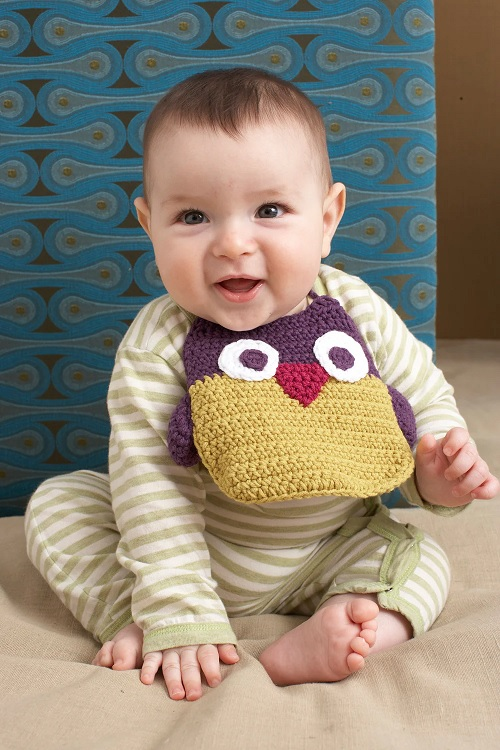 Animal Crochet Baby Bibs