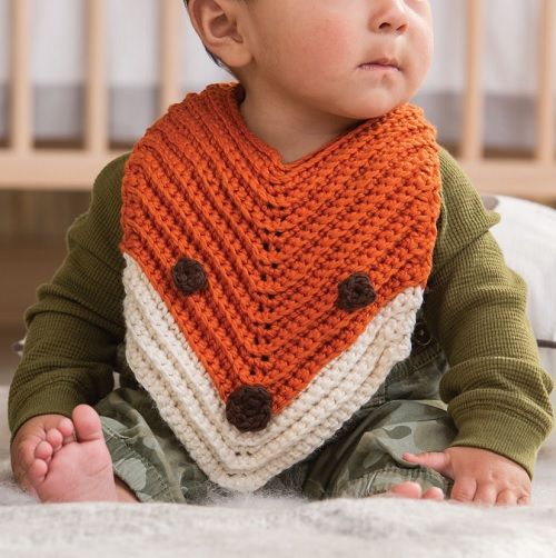 Animal Crochet Baby Bibs