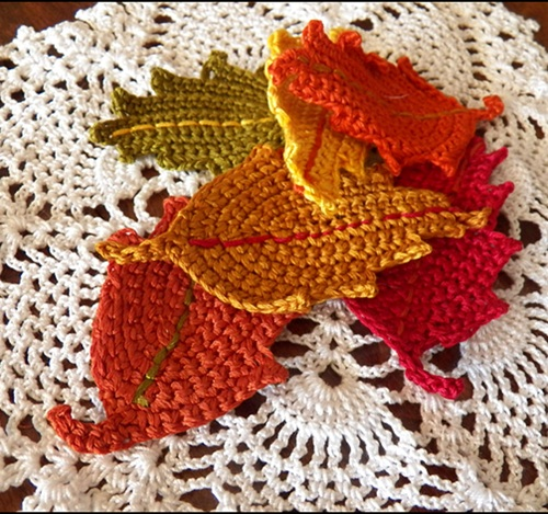 17 Fall Coasters Free Crochet Patterns