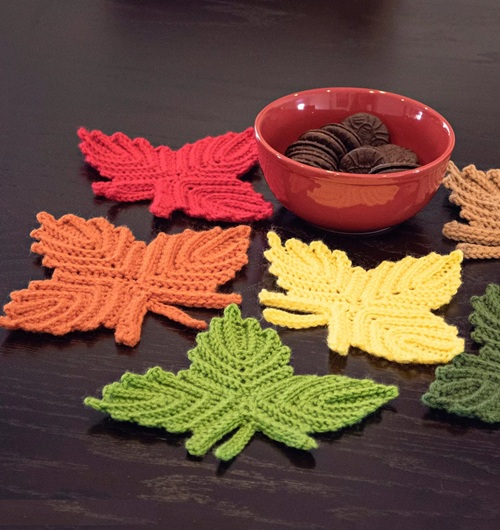 17 Fall Coasters Free Crochet Patterns