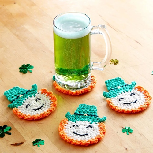 17 Fall Coasters Free Crochet Patterns