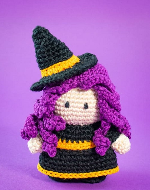 15 Witch and Wizard Doll Free Crochet Patterns
