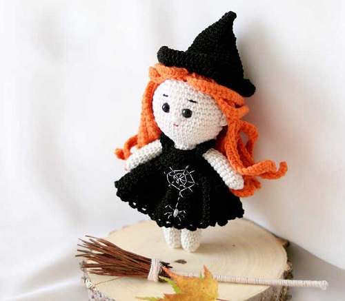 15 Witch and Wizard Doll Free Crochet Patterns