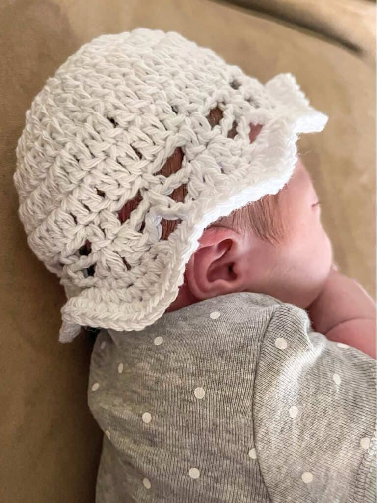 16 Crochet Straw Hat Pattern For Newborn Babies