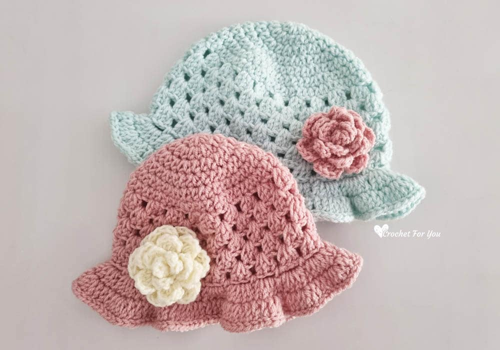 16 Crochet Straw Hat Pattern For Newborn Babies