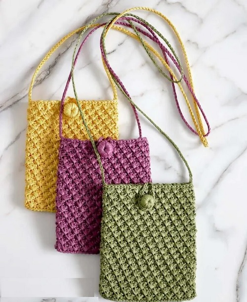 21 Crochet Sling Bag Free Patterns