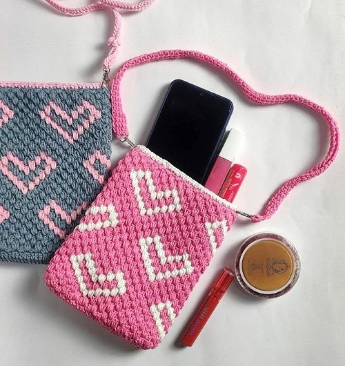 21 Crochet Sling Bag Free Patterns