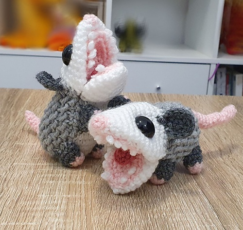 14 Unique Opossum Free Crochet Patterns