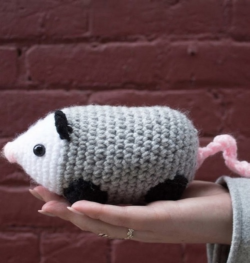 14 Unique Opossum Free Crochet Patterns