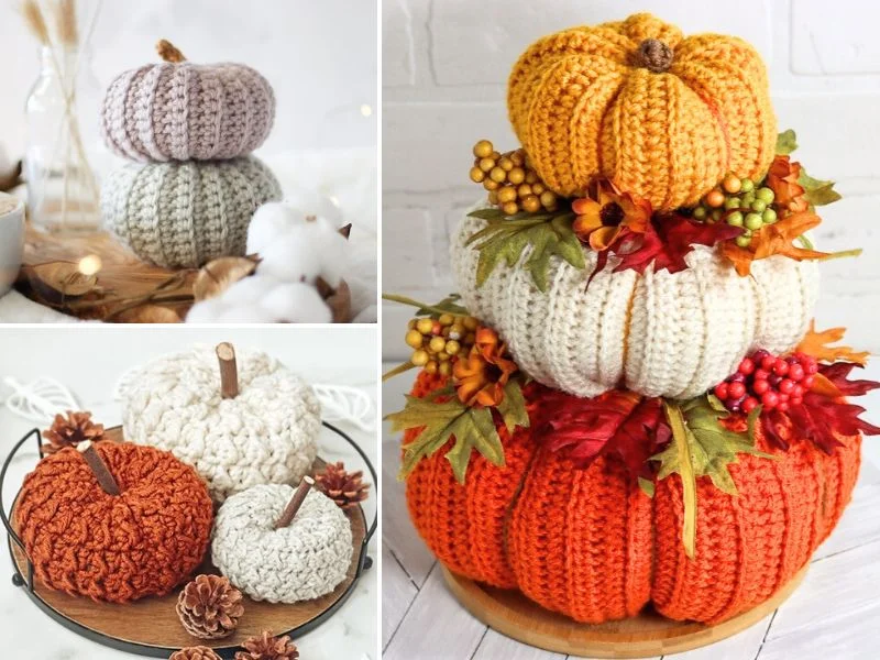 fall crochet centerpiece ideas