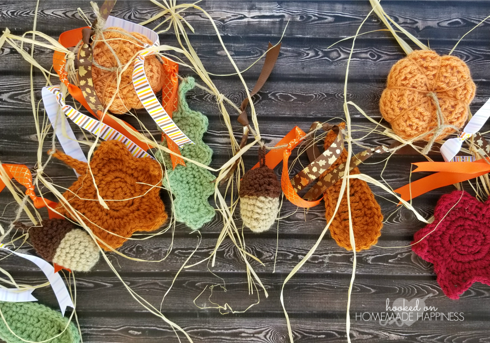 fall crochet centerpiece ideas