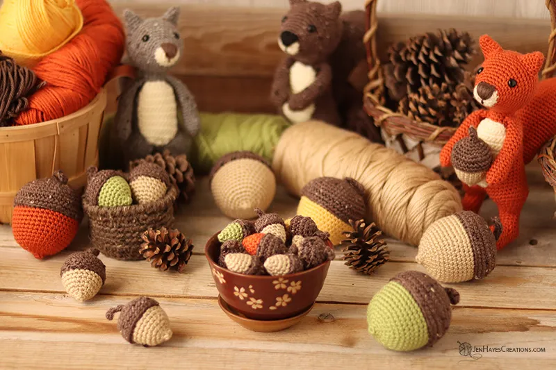 fall crochet centerpiece ideas