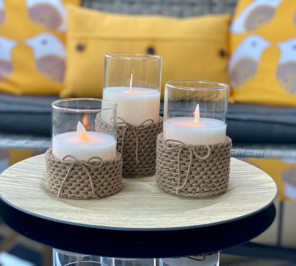 fall crochet centerpiece ideas