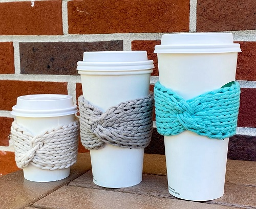 10 Free Crochet Cup Sleeve Patterns