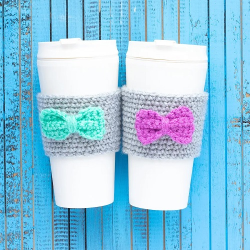 10 Free Crochet Cup Sleeve Patterns