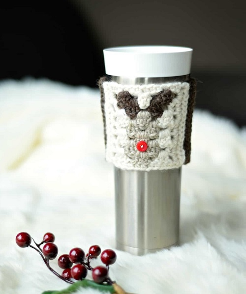 10 Free Crochet Cup Sleeve Patterns