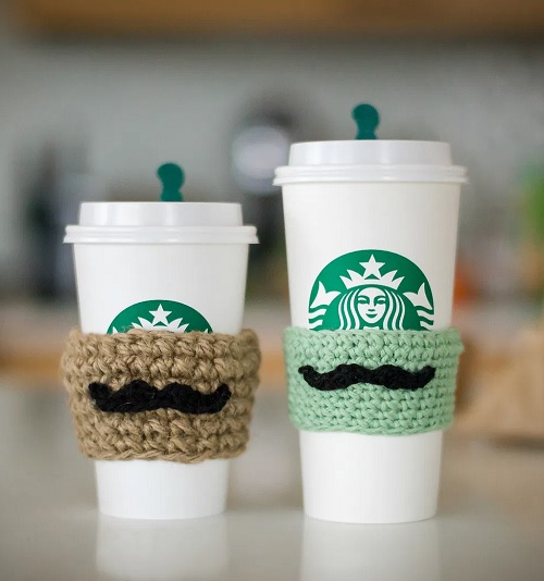 10 Free Crochet Cup Sleeve Patterns