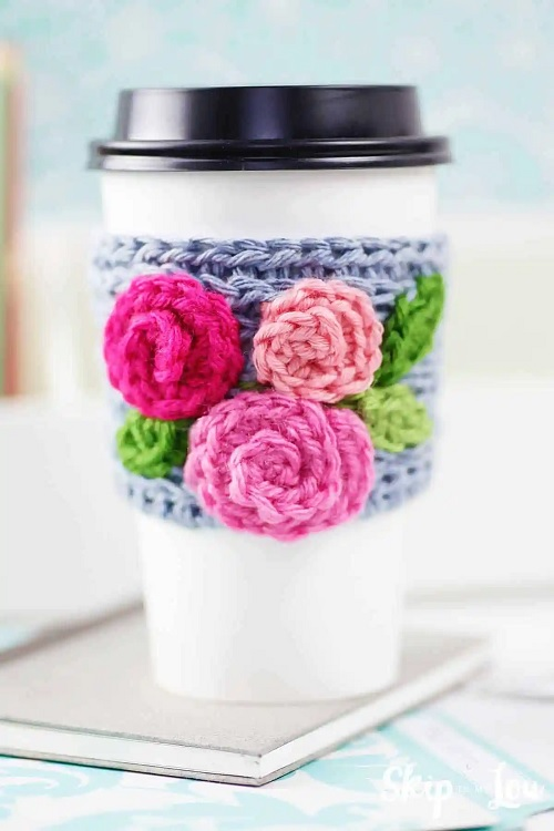 10 Free Crochet Cup Sleeve Patterns
