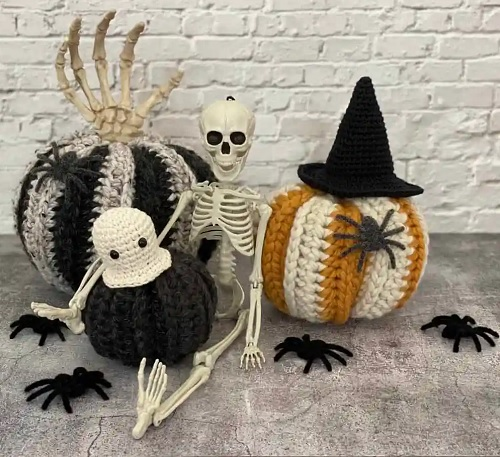 14 Under-One-Week Halloween Decor Free Crochet Patterns