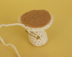 Mini Crochet Mushroom Keychain Pattern With Free Tutorial