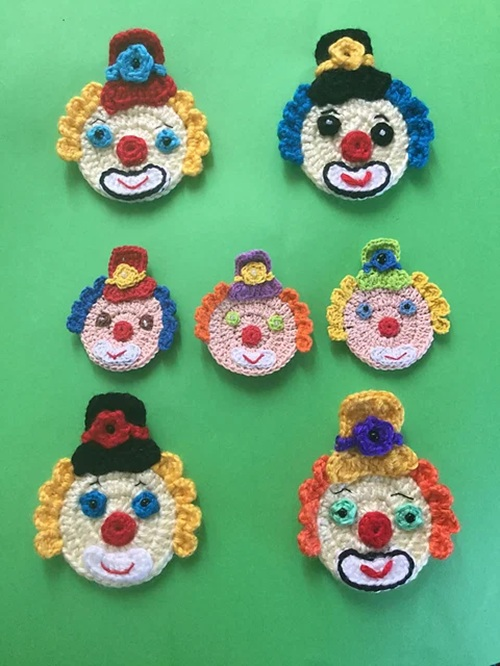 14 Unique Clown Free Crochet Patterns