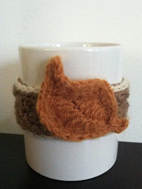 Fall Cup Cozy Free Crochet Patterns Ideas