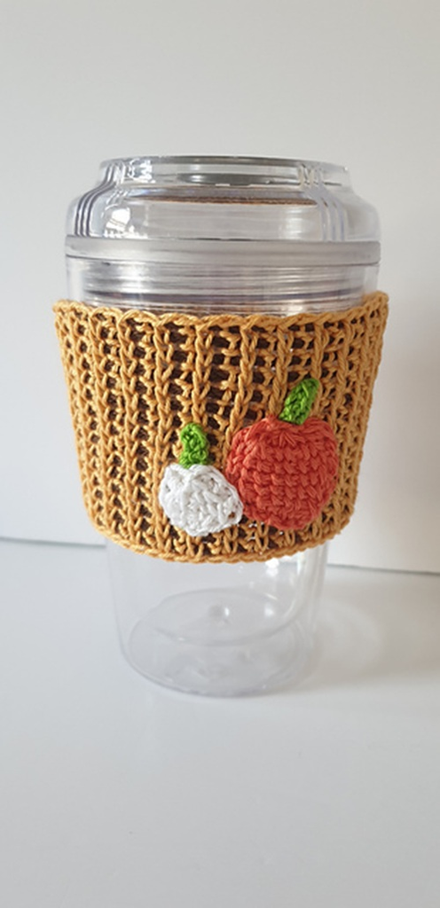 Fall Cup Cozy Free Crochet Patterns Ideas