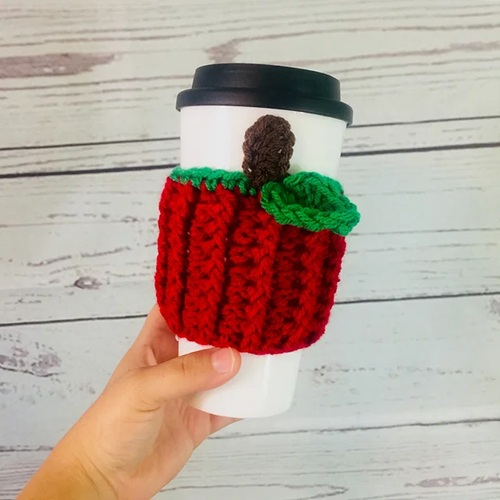 Fall Cup Cozy Free Crochet Patterns Ideas