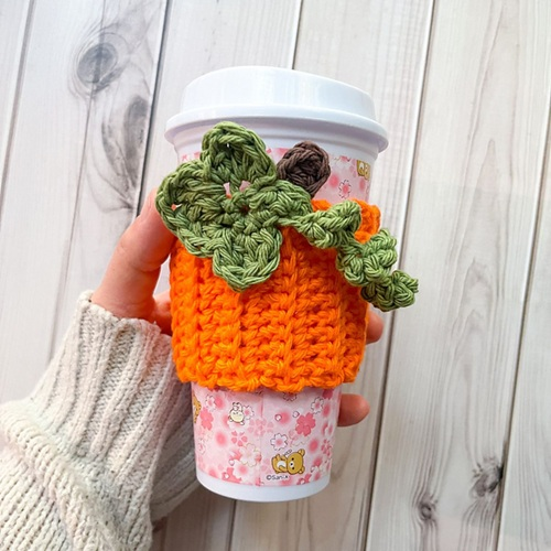 Fall Cup Cozy Free Crochet Patterns Ideas