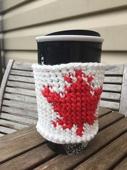 Fall Cup Cozy Free Crochet Patterns Ideas