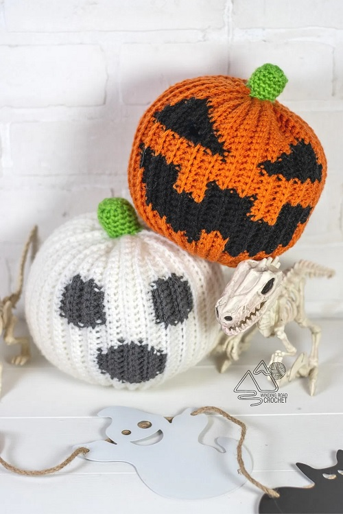  Crochet Pumpkin Home Decor Patterns