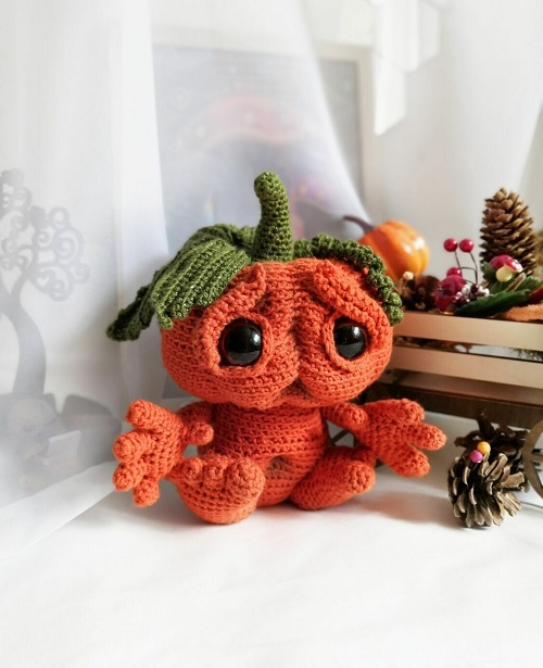 Crochet Pumpkin Home Decor Patterns