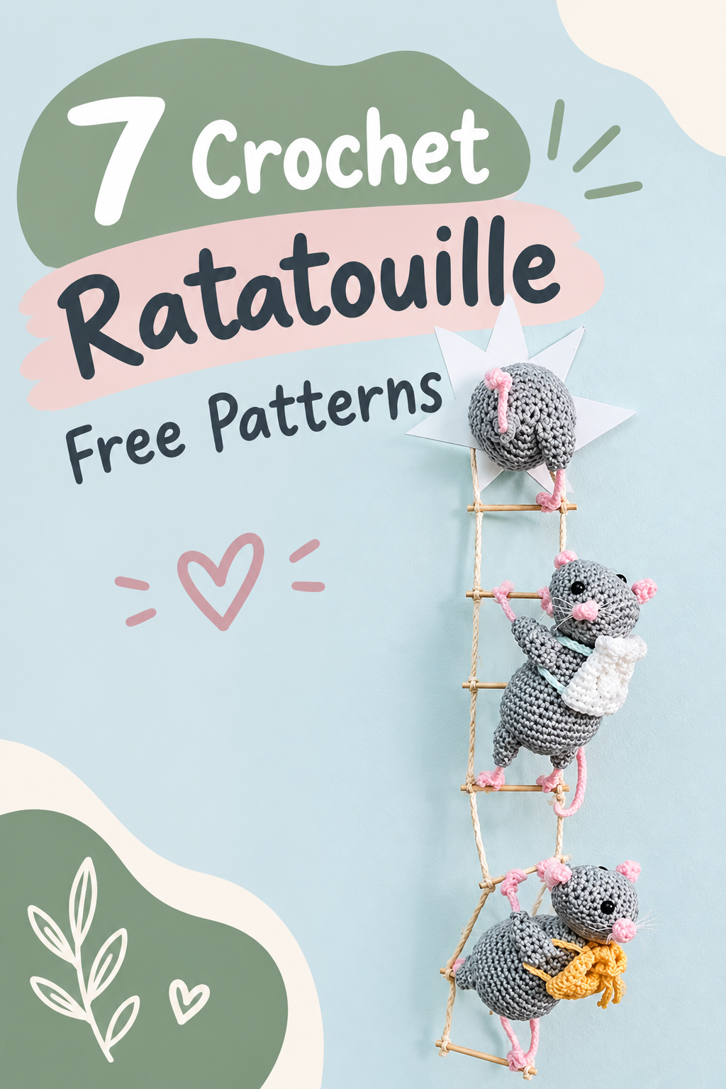 7 Crochet Ratatouille Free Patterns